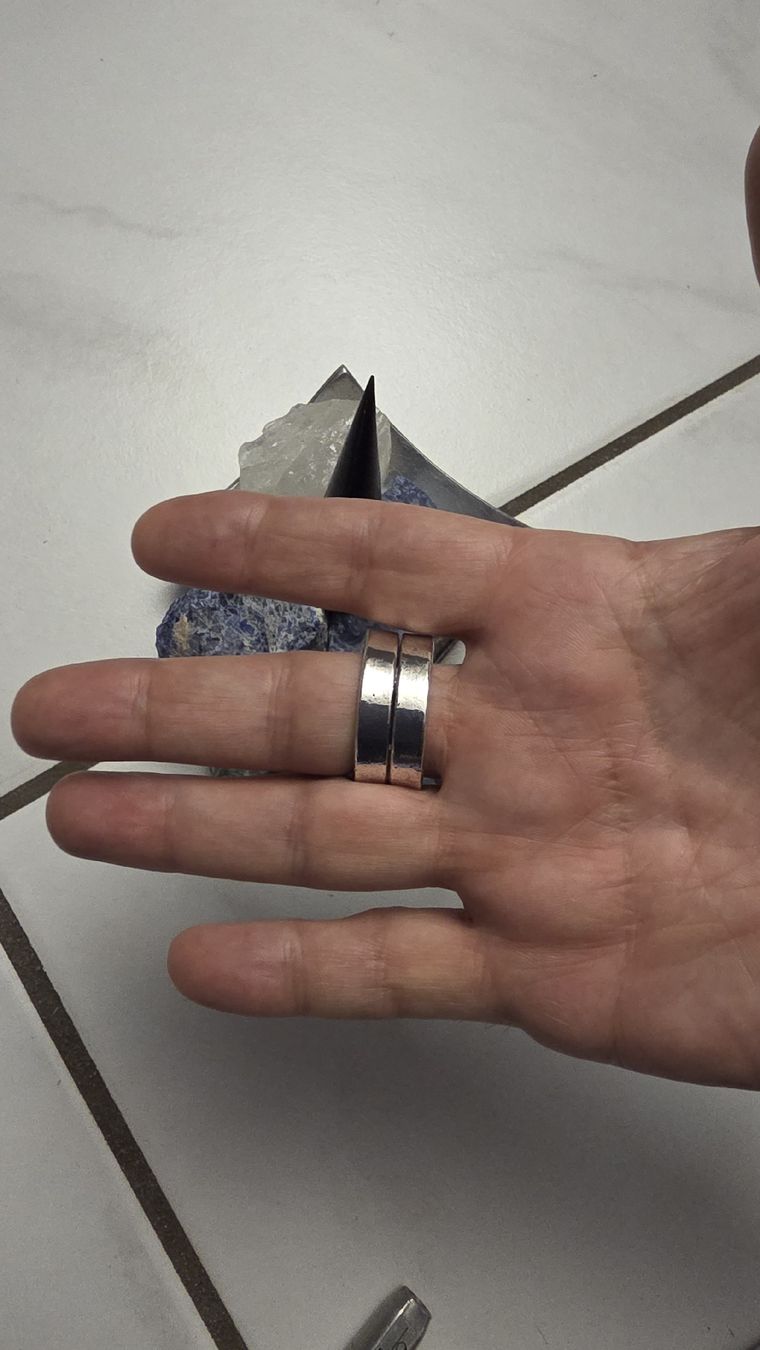 Anelli: Handmade 99.9 Silber Ring Neu ungetragen – Nuovo (secondo la descrizione) da Fislisbach venduto da Eye-Arts 8
