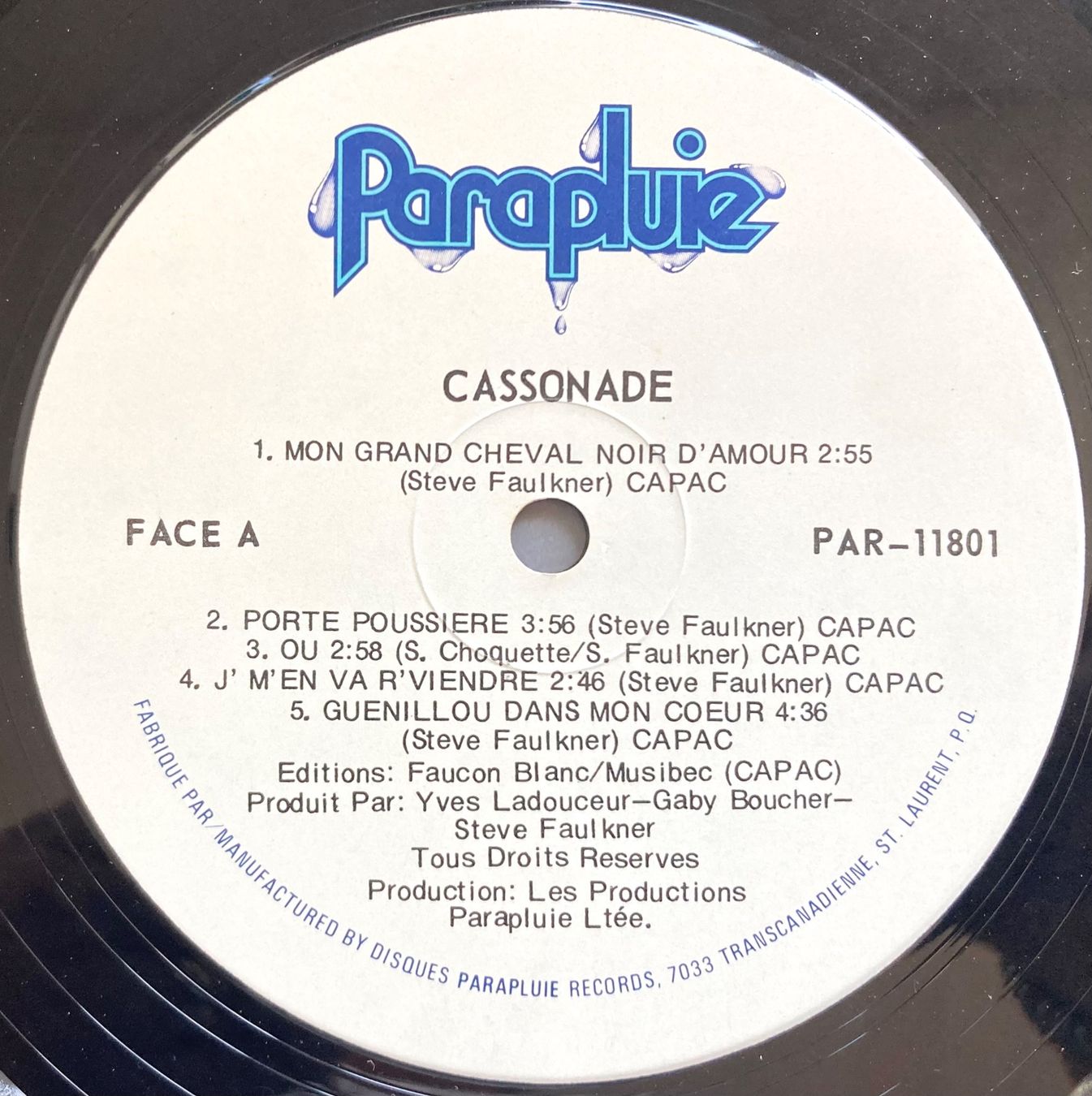 Dischi in vinile: CASSONADE - CASSONADE – Usato da Poliez-Pittet venduto da Newtown-Records 2