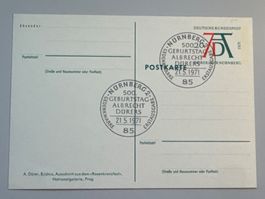 1971 500 Geburtstag Albrecht Dürers 21.5.1971