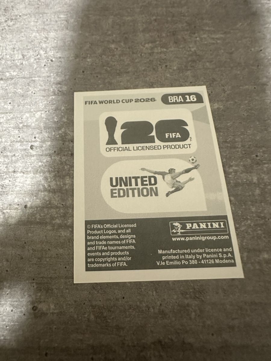 Panini Carte collezionabili: BRA 16 , FIFA WORLD CUP 2026 PANINI  – Nuovo (secondo la descrizione) da Frauenfeld venduto da 1PegPeg1 1