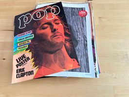 ERIC CLAPTON tolle 1,7 kg Berichte + Poster Sammlung 70's