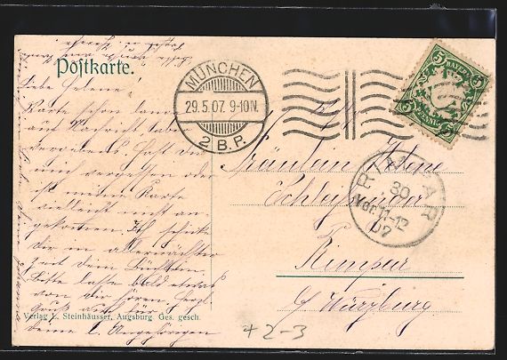 Cartes postales: München, Karlsplatz mit Justizpalast au – D'occasion à Berlin par bartko-reher 1
