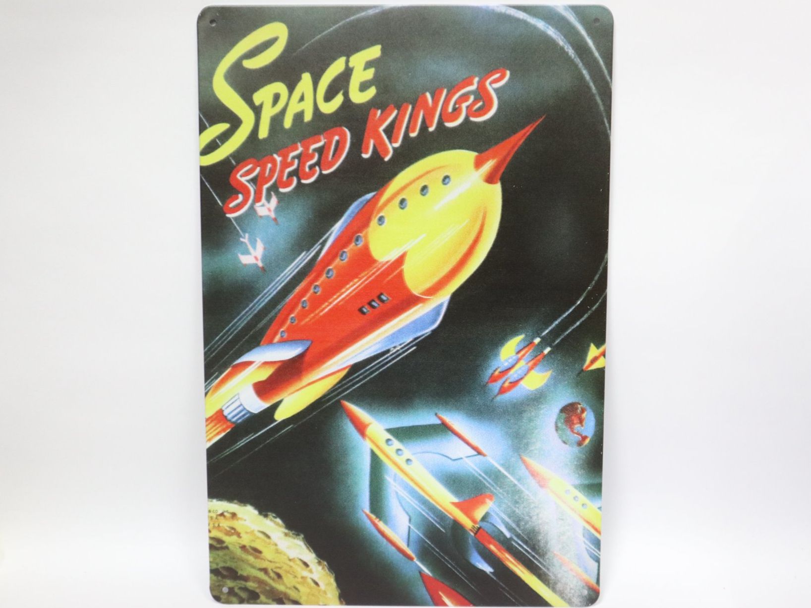 Insegne: Blechschild Space Speed Kings Rakete – Nuovo (secondo la descrizione) da Eschenbach SG venduto da Astalavista