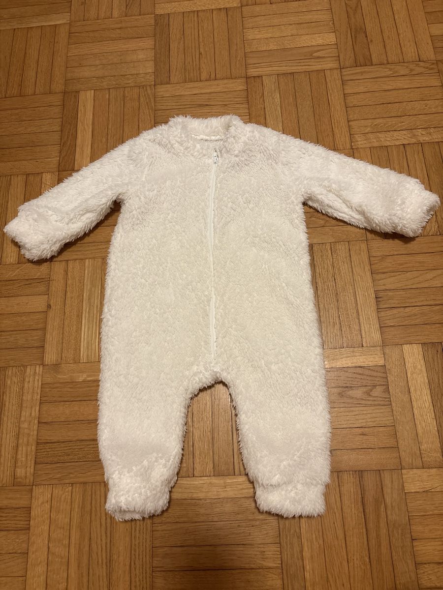 Strampler: Combinaison peluche blanc taille 80 – Neu (gemäss Beschreibung) aus Ecublens VD von Alan2026