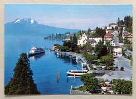 Kurort Weggis - Promenade mit Pilatus
