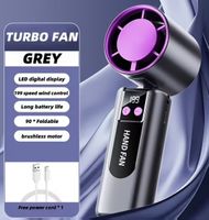 Neuer 3-in 1Hand Kühl-Ventilator (Grau) Kopf 90 Grad kippbar