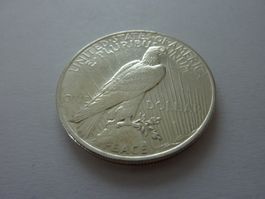 Uralter  US Morgan - Silberdollar : Liberty 1924, vorzüglich