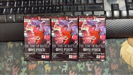 NEU: 3x One Piece Card Game Booster OP-16 'Time of Battle'