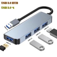 USB HUB 3.0 Adapter 4 Ports 5 Gbits PC Computer Splitter