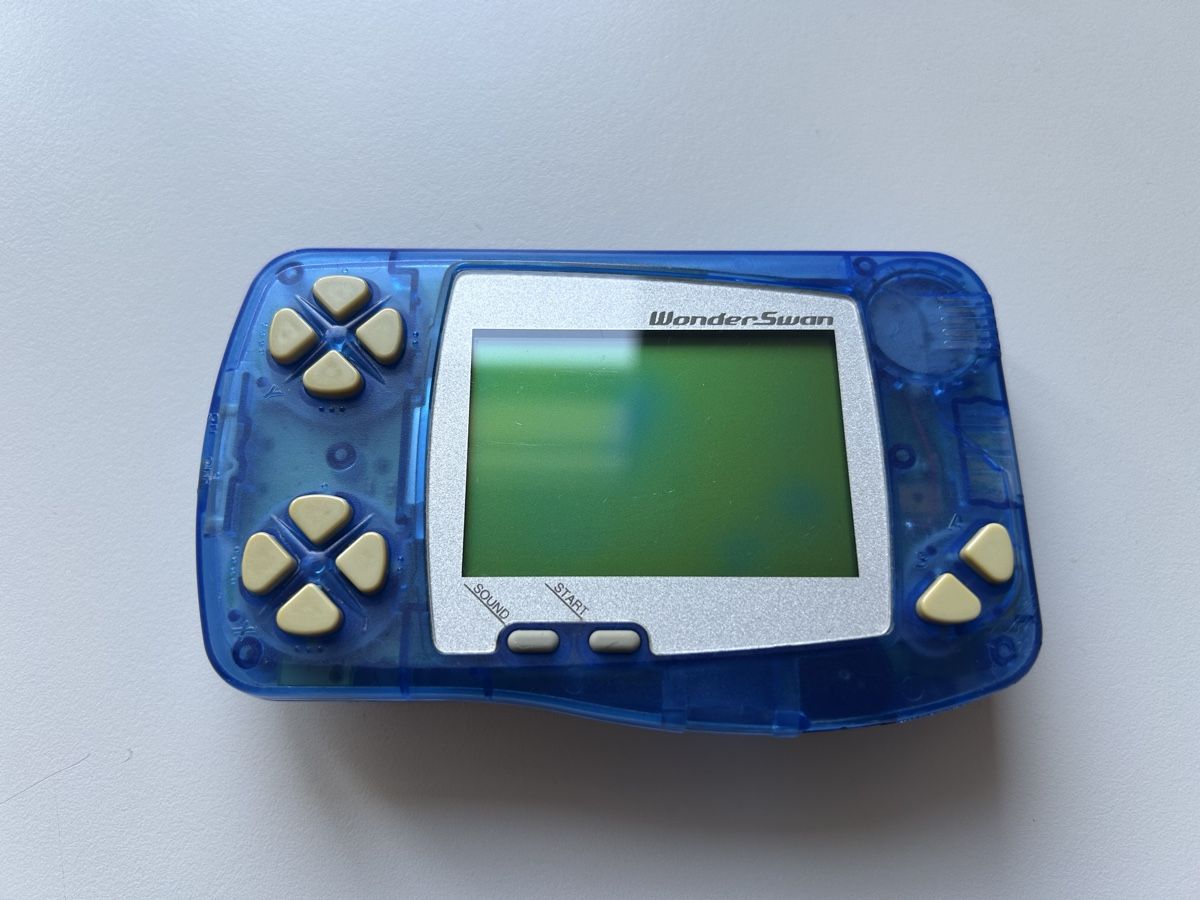 Bandai Console: Bandai Wonderswan Konsole Skeleton Blue – Difettoso da Belp venduto da retrovideogamers 1