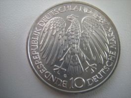 10DM-SILBER-GEDENKMÜNZE 1987