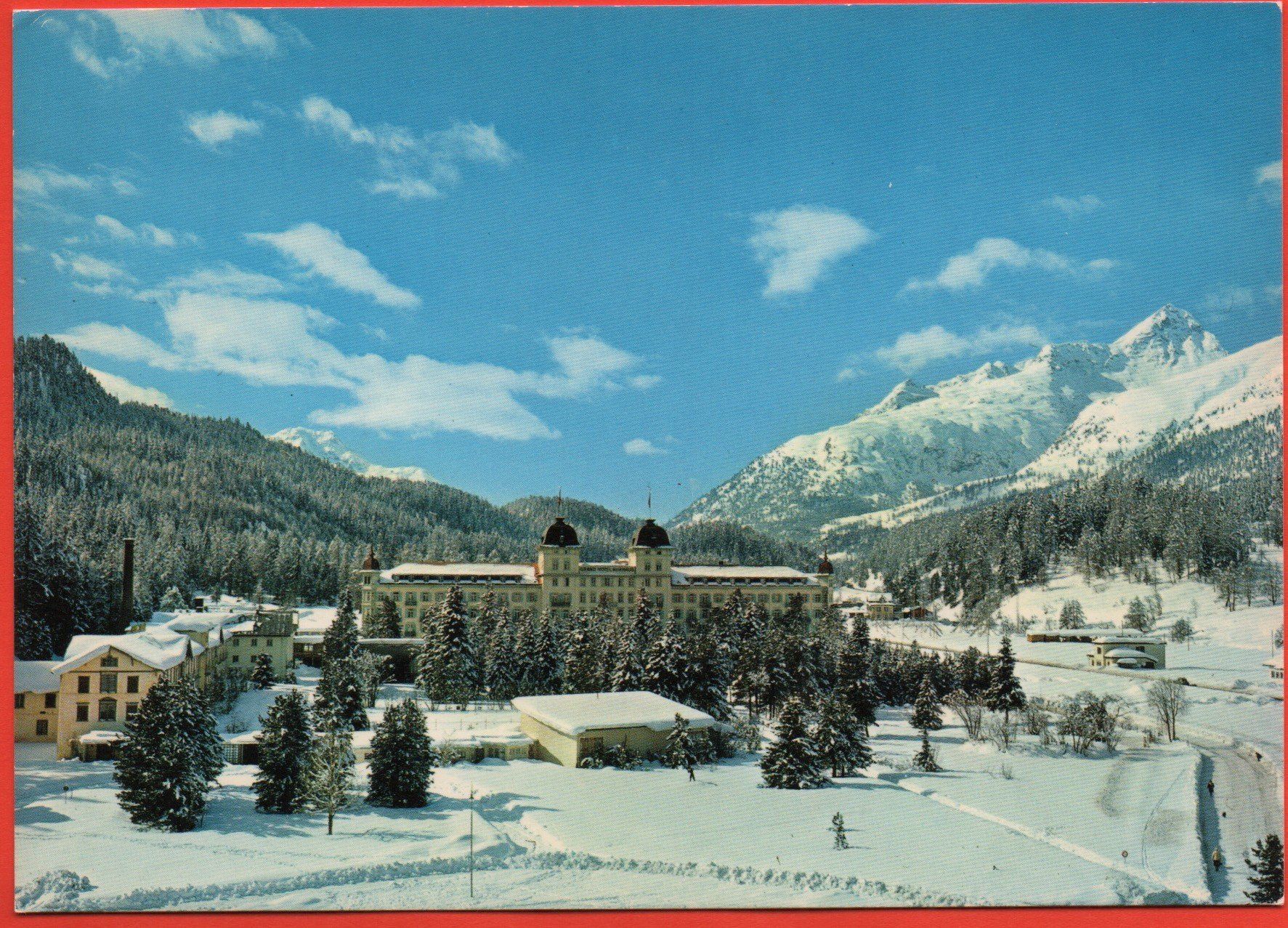 Cartoline postali: 3 Ansichtskarten ST. MORITZ Hotel Kurhaus, Cavloccio-See – Nuovo (secondo la descrizione) da Jona venduto da philajona