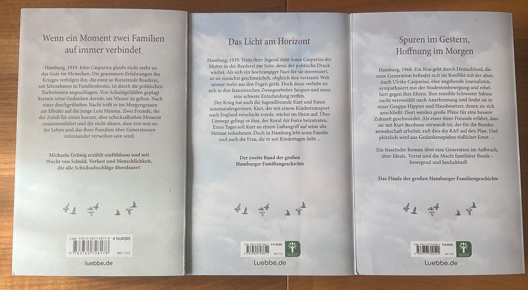 Libri: Michaela Grünig -Blankenese Trilogie – Usato da Wettingen venduto da elybis 1