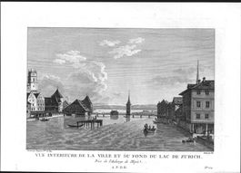 Zürich Originalkupferstich 1780