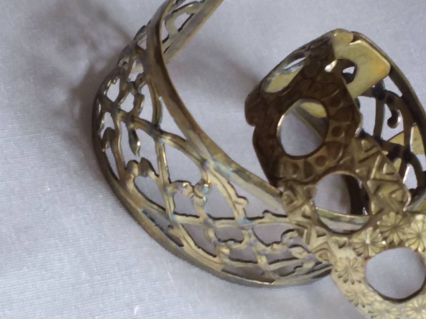 Bracciali & Braccialetti: 2 Antike Messing Armreifen ca 1900-1920 – Usato da Zürich venduto da Aleick 9