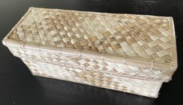 Box geflochten Schachtel Aufbewahrungsbox Deko Geschenk