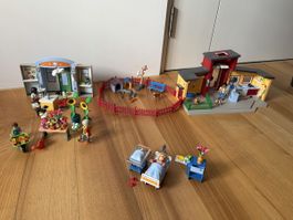 PLAYMOBIL Tierhotel + Tierarzt + Krankenzimmer