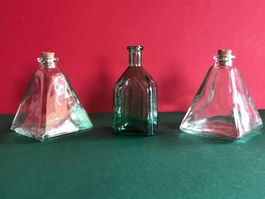 Flasche Flaschen Fläschchen Zierflaschen Dekoration 3 Stk
