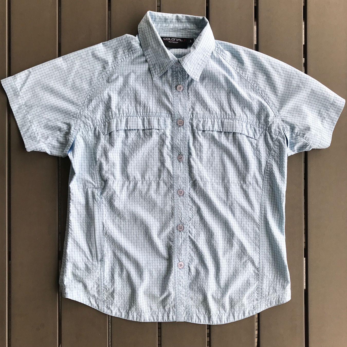 Salewa Camicette: Colonial Outdoor Damen Bluse, Gr. S, hellblau – Usato da Ebnat-Kappel venduto da Molton