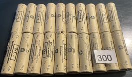(Nr. 300) 20 Rollen 2 Räppler (20x Originalrollen à 50 Stk)