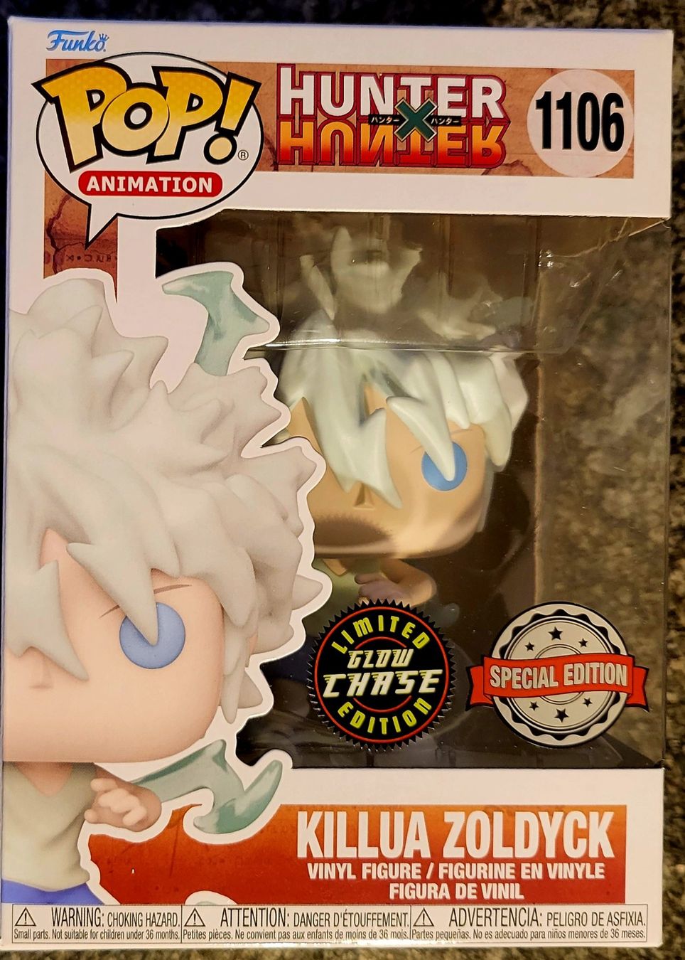 Funko Statuette: Funko Pop Hunter X Hunter  Killua Zoldyck CHASEk – Nuovo e nell'imballaggio originale da Montet (Glâne) venduto da KOADA