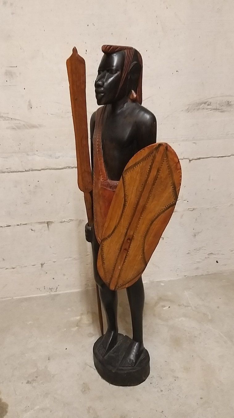 Statuette: Statue / Figur / Deko - afrikanisch "Massai" – Usato da Gossau ZH venduto da skyrun