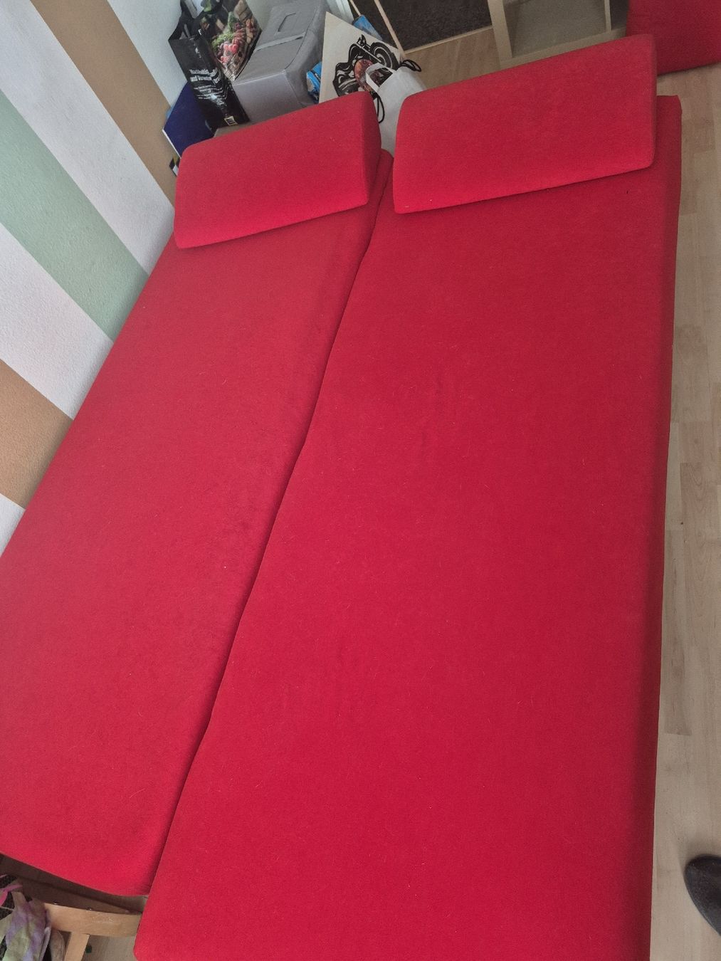 Divani: Sofa rot Schlaffunktion guter Zustand – Usato da Spreitenbach venduto da Snezi01 4