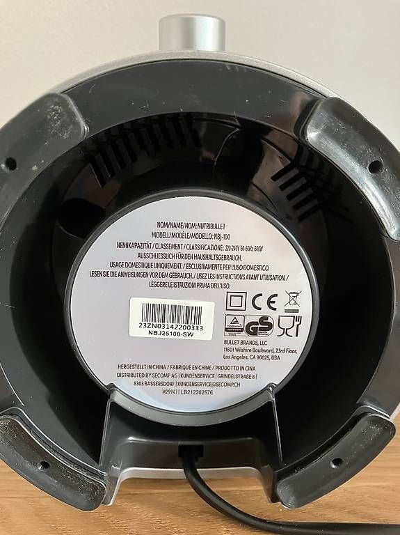 Elettrodomestici da cucina: NUTRiBULLET NBJ100G Entsafter 800 W – Usato da Menznau venduto da siricius 2