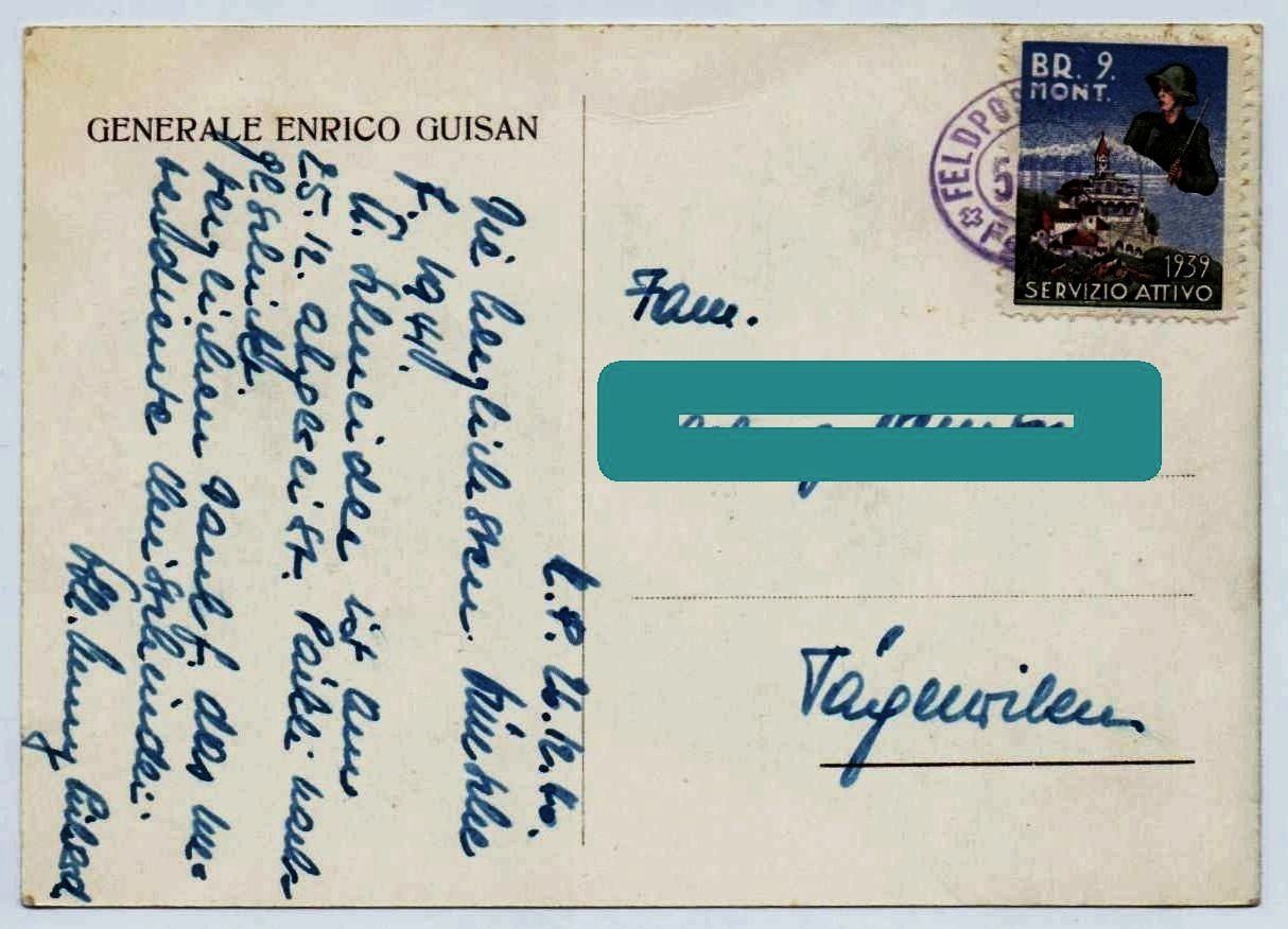Cartoline postali: General Enrico Guisan 1940 – Usato da Flamatt venduto da samowarow 2