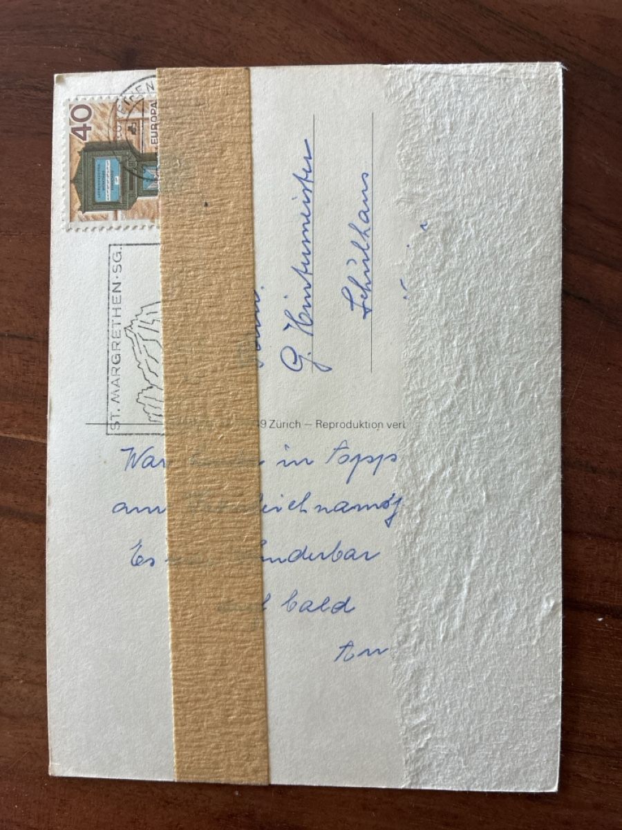 Cartoline postali: 15 Ansichtskarten Schweiz ganz Spezielle im Grossformat  – Usato da Oftringen venduto da Cla.vD.74 4