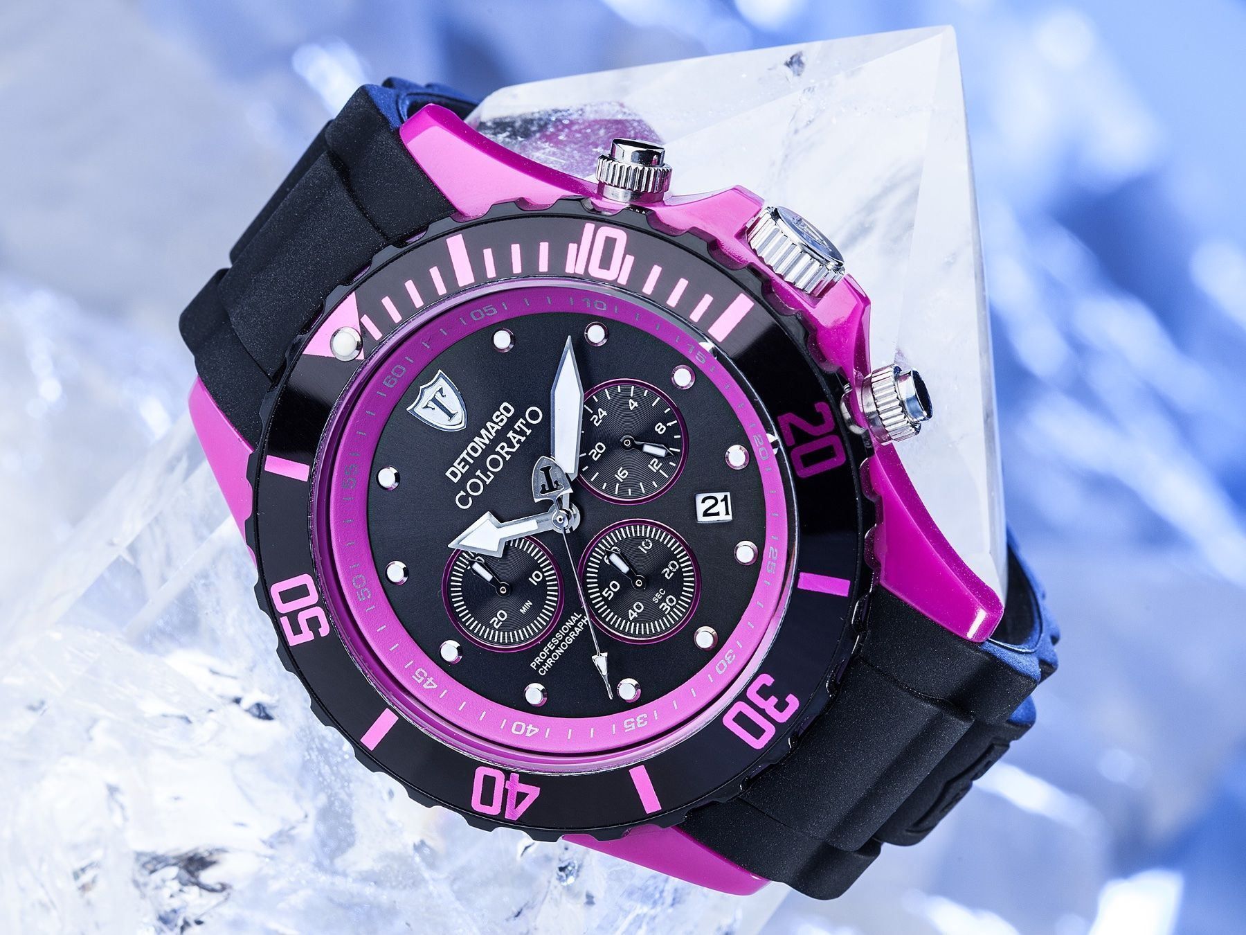 Orologi: Detomaso Colorato Chrono Analog Quarz – Nuovo e nell'imballaggio originale da Meilen venduto da Schelmi99