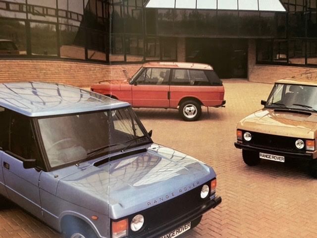 Land Rover Dokumente: RANGE ROVER ca 1983 Prospekt Schweiz brochure catalogue – Gebraucht aus Langenthal von Andreasdavidk 1