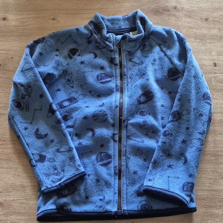 Fleecejacke Kinder Weltraum Motiv Grösse 110 