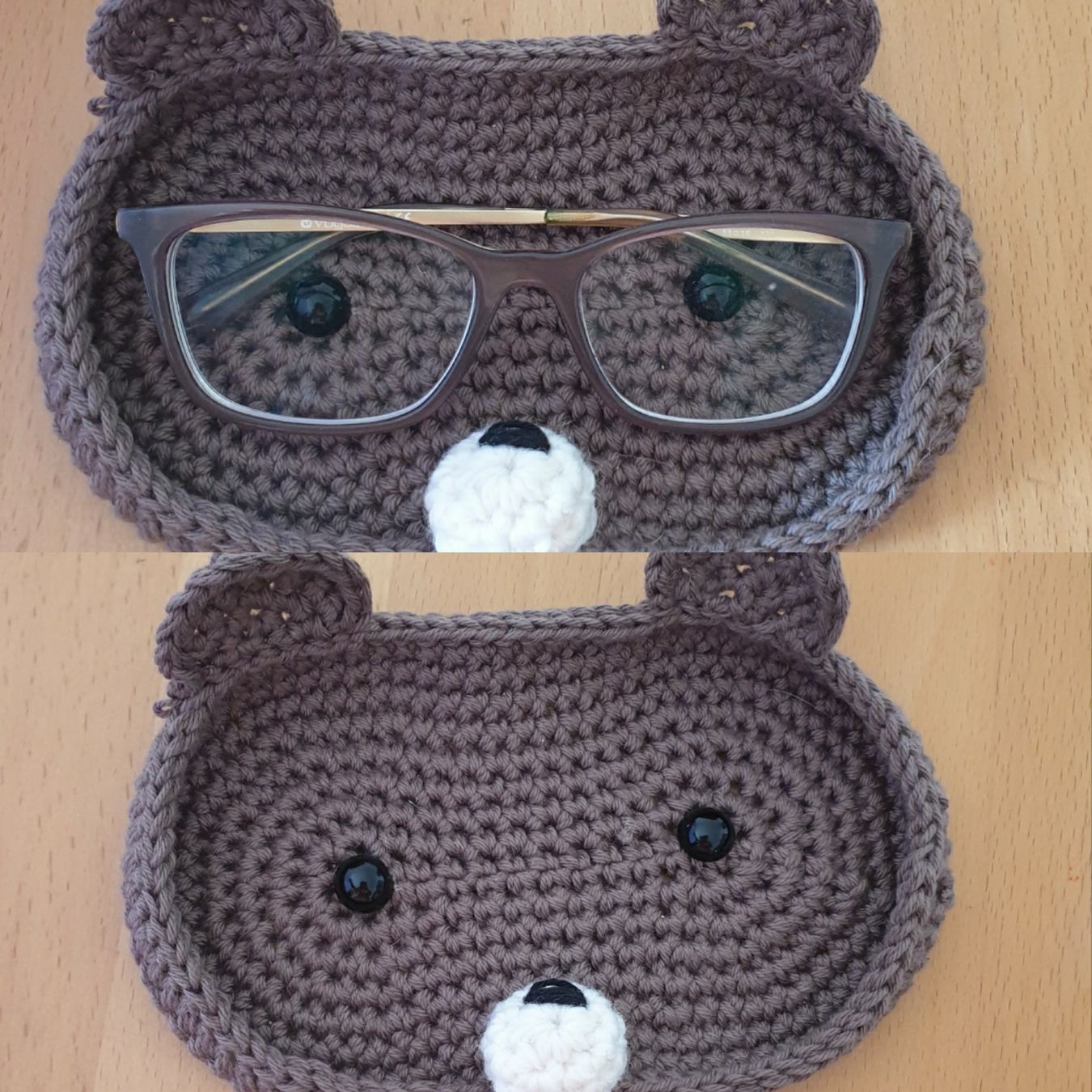 Tutte le decorazioni: Brillenhalter häckeln  Teddy Bär Geschenkidee. – Nuovo (secondo la descrizione) da Gelterkinden venduto da Macrameed
