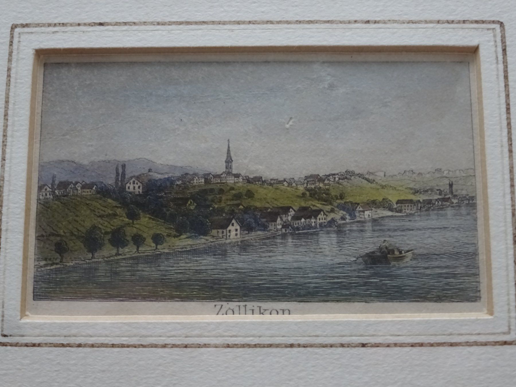 Incisioni: 8702 Zollikon / Miniaturstich – Usato da Esslingen venduto da eintagammeer 1