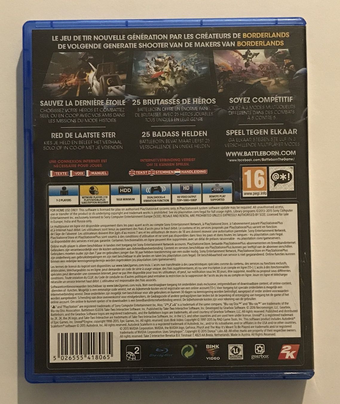 Giochi: PS4 - Battleborn – Usato da Allschwil venduto da Bullach 2
