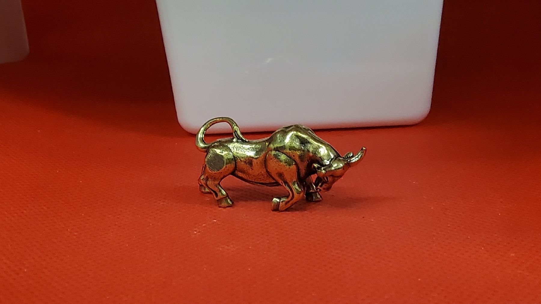 Figuren: Messing Stier Figur Neu – Neu (gemäss Beschreibung) aus Herisau von Nluanalucas