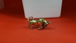 Messing Stier Figur Neu