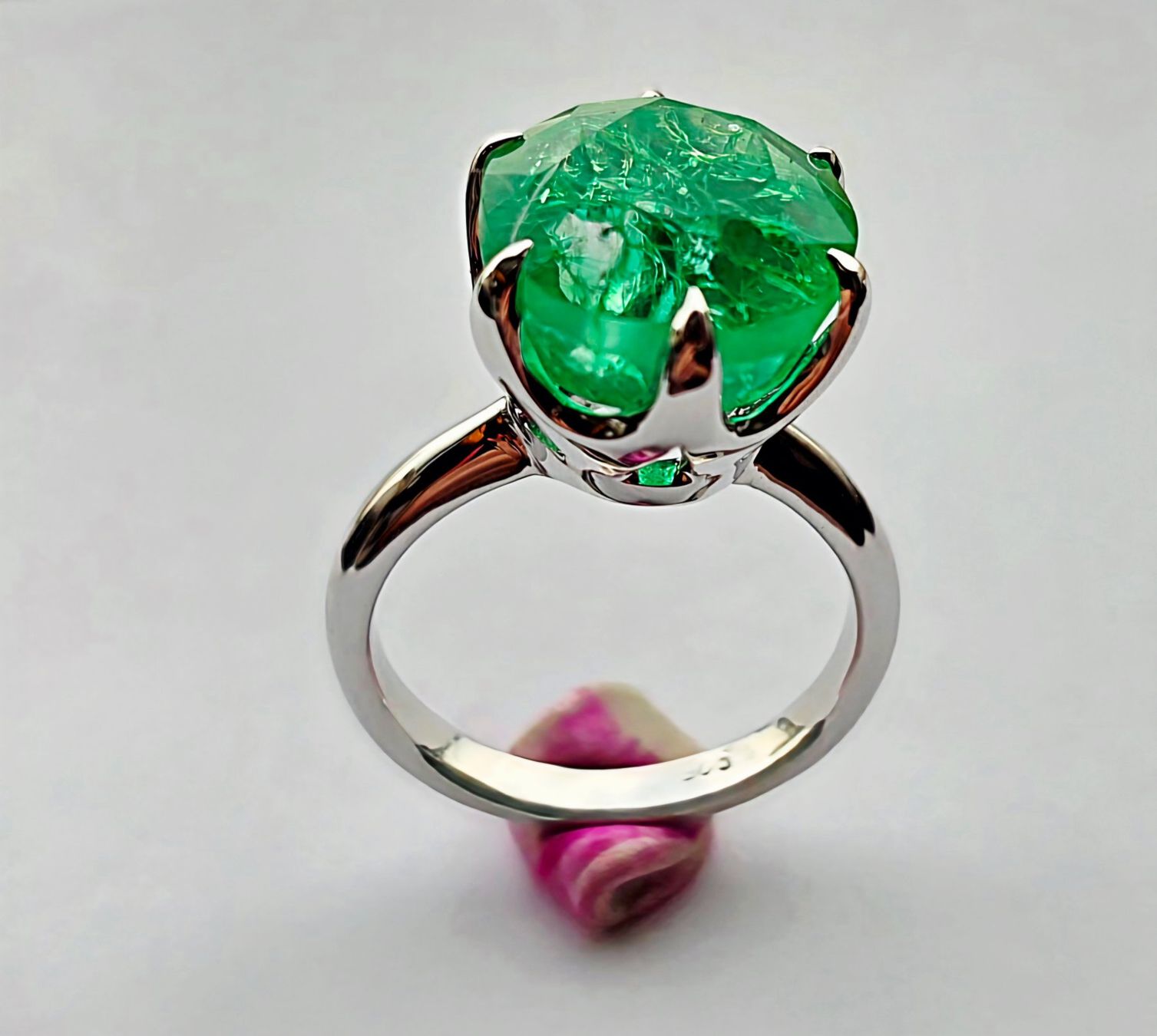 Ringe: Smaragd Solitaire Fingerring – Neu (gemäss Beschreibung) aus Zürich von Benedikt21 4