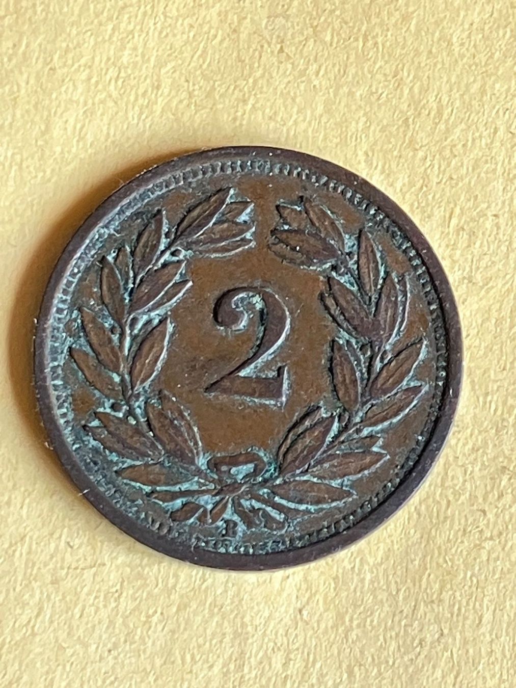 Tutti le monete: 1  Rappen  1926  top – Usato da untervaz venduto da Wingert 1