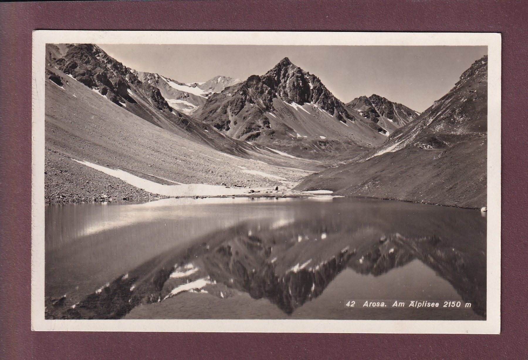 Cartoline postali: AROSA - Am Älplisee – Usato da Pully venduto da nicecards