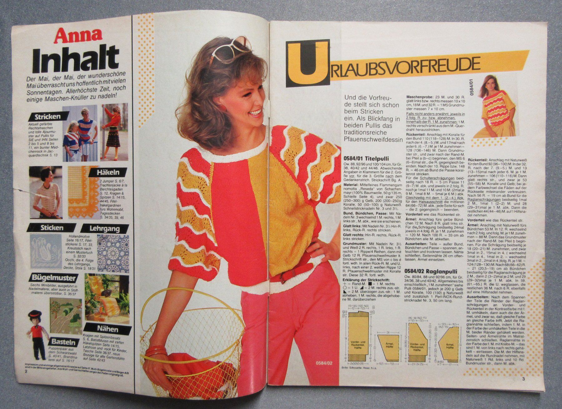 Zeitschriften & Magazine: Anna burda - Spass an Handarbeiten - Pullis & Blusen - 1984 – Gebraucht aus Auenstein von Padabimbim 1