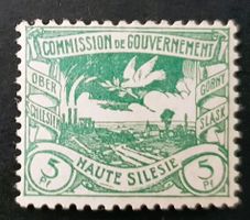1920 Oberschlesien Generalgovernement Deutsche Abstimmung