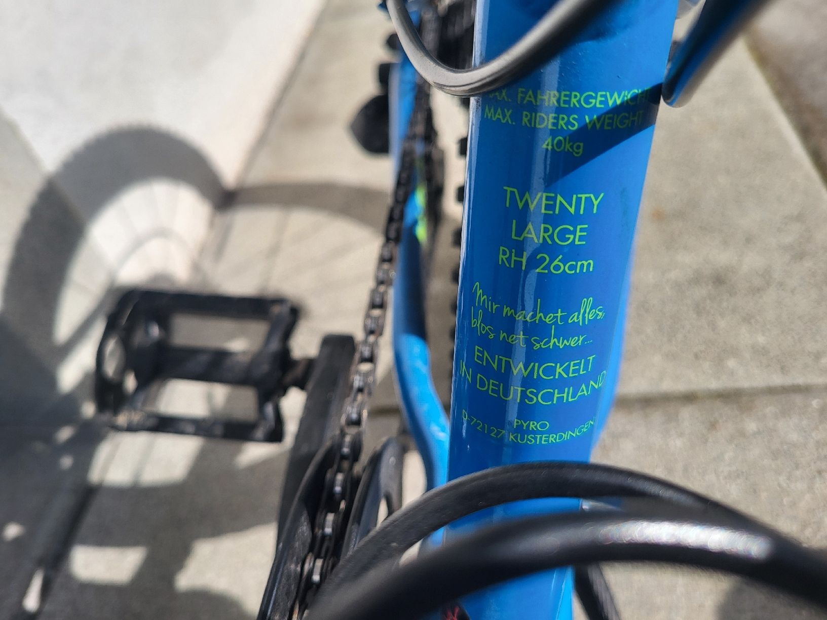 Pyro Biciclette: Pyro 20 Zoll Large sehr leichtes Kinderfahrrad – Usato da Hombrechtikon venduto da Caro_JoMi 2