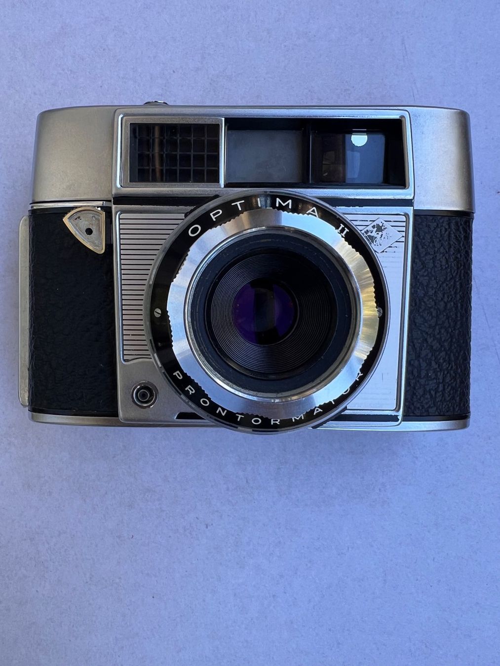 Agfa Fotocamera: Klassische Agfa Optima II und originaler Tasche. – Usato da Biel/Bienne venduto da vla_5t6c