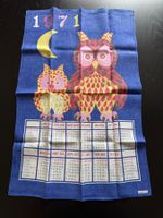 Vintage KREIER Kalender 1971 - Eulenmotiv, Top!