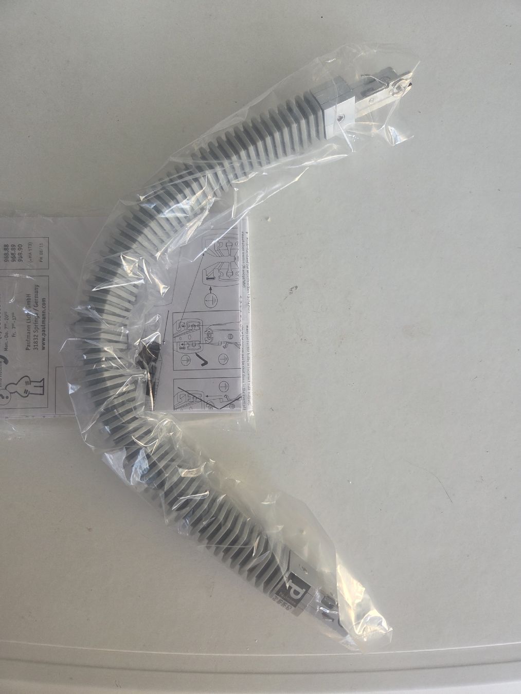 Unità & Adattatore: Paulmann MAX Connector URail Flex Chrome Matt – Nuovo e nell'imballaggio originale da Quartino venduto da 123HOBIT