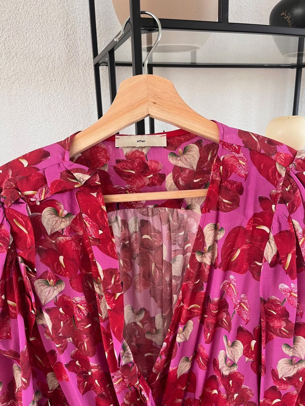 Vestiti: Rot Rosa langes Viskosekleid – Usato da Glattpark(Opfikon) venduto da pau_w672 2