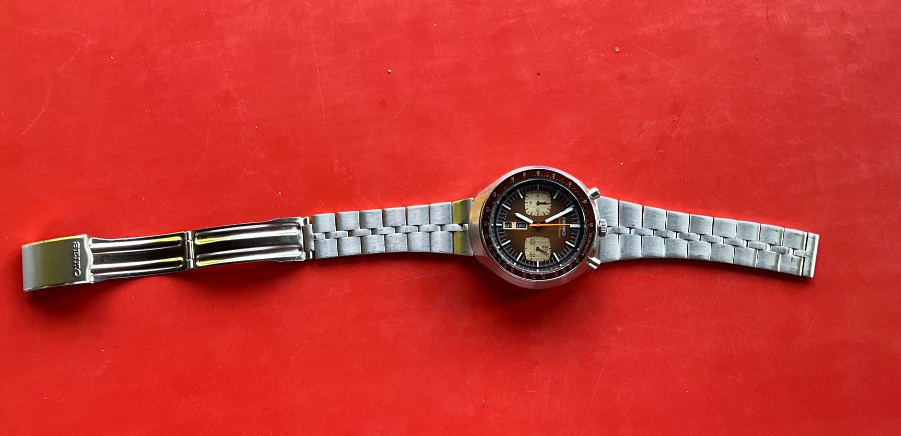 Seiko Montres: Seiko Speed-Timer Chronograph Automatic 6138-0040 "Bullhead* – D'occasion à Otelfingen par Chavez68 7