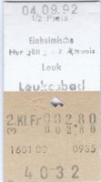 Billette Leuk - Leukerbad Einheimische